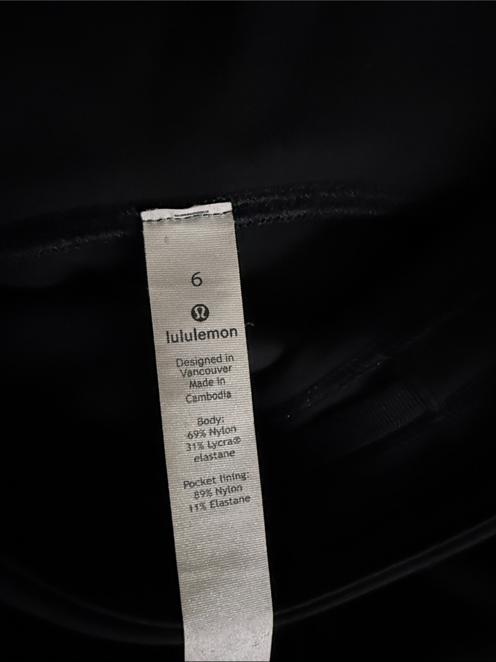 lululemon athletica Black Leggings